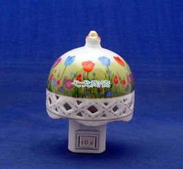 陶瓷小夜燈 融合香薰、壁燈與節能的精致家居伴侶